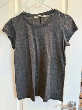 Gray marled Michael Stars short sleeve top